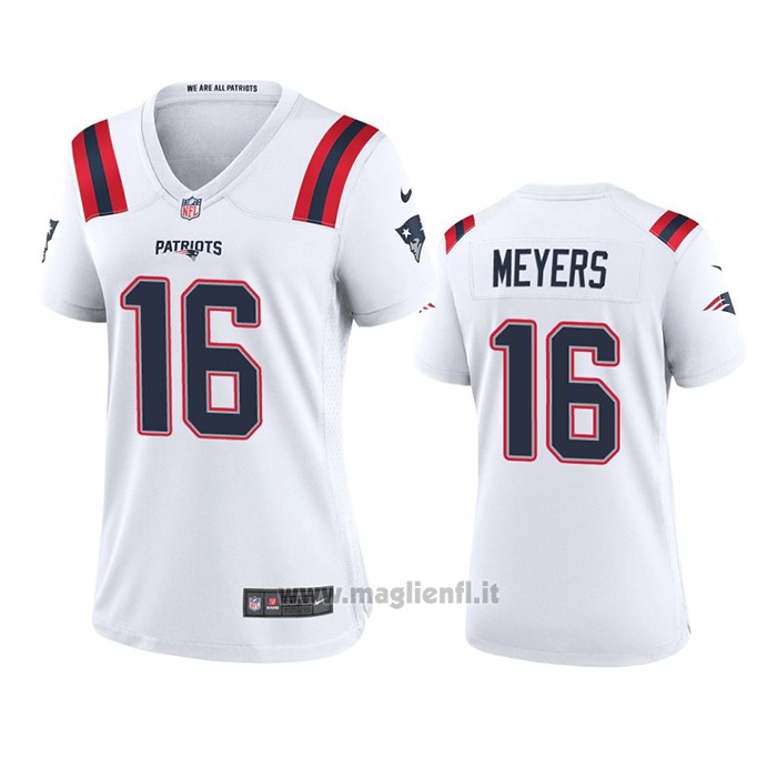 Maglia NFL Game Donna New England Patriots Jakobi Meyers 2020 Bianco